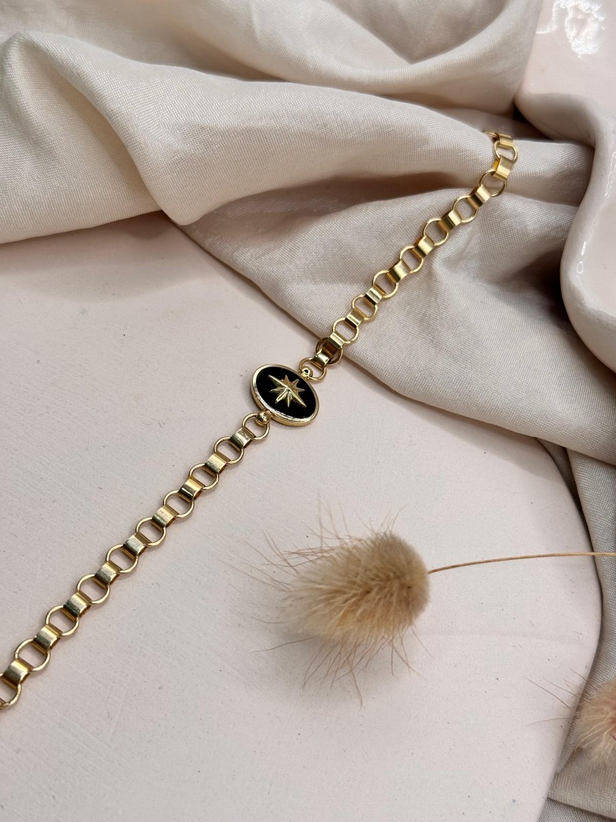 Mineli Kuzey Yıldızı Bileklik