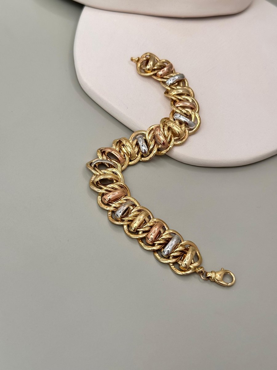 Örgü 3 Renkli Bileklik