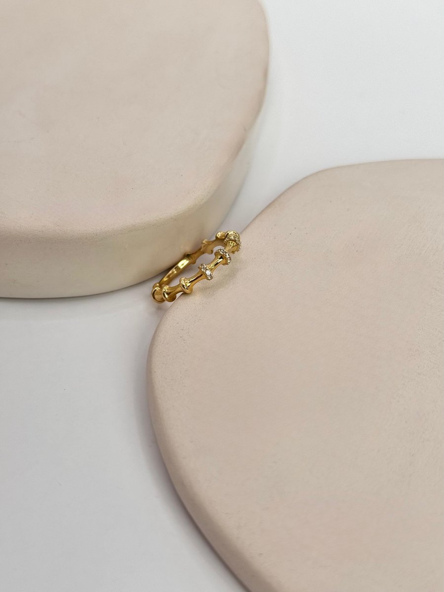 Modern Boğumlu Altın Yüzük