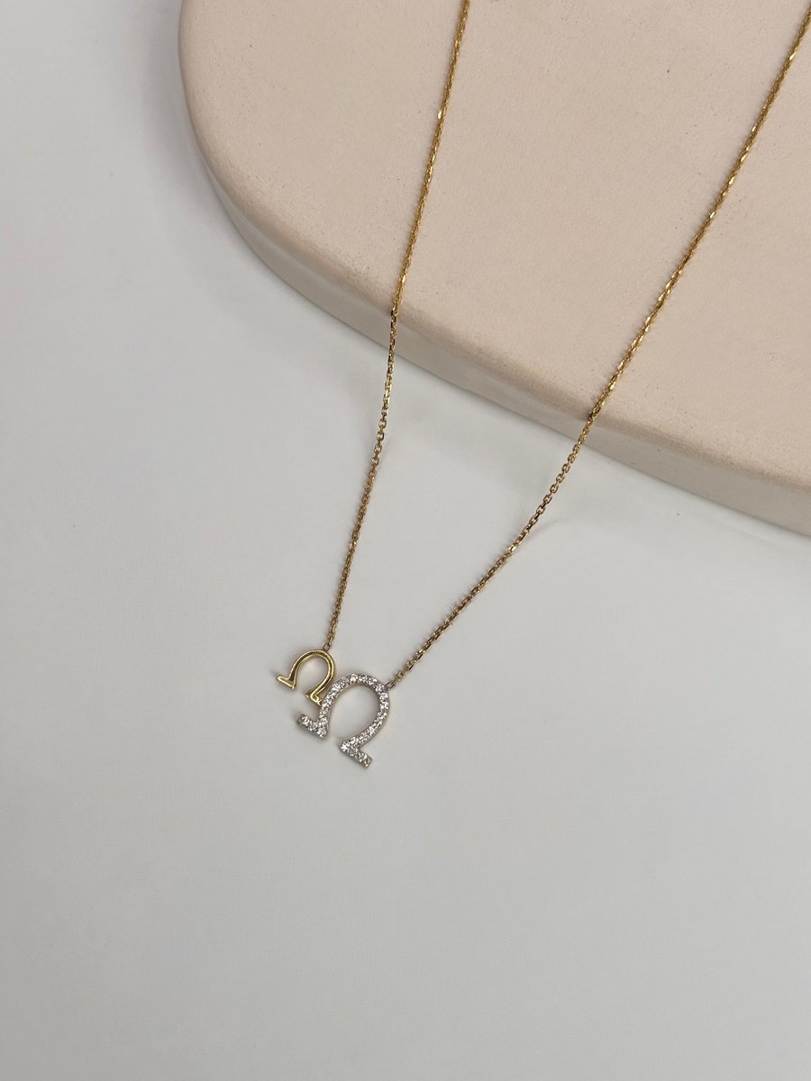 İkili At Nalı Kolye