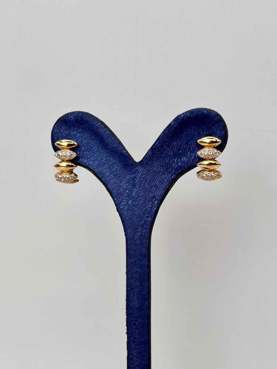 Taşlı Tasarım Küpe