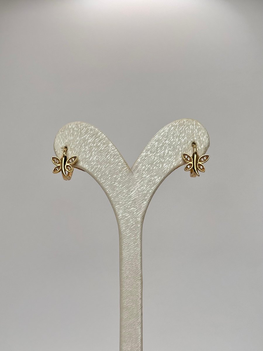 Taşlı Yusufçuk Küpe