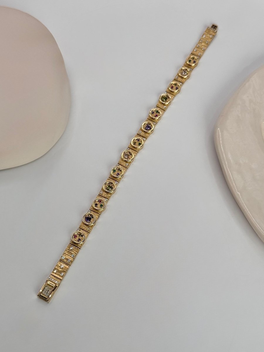 Modern Tasarım Altın Bileklik