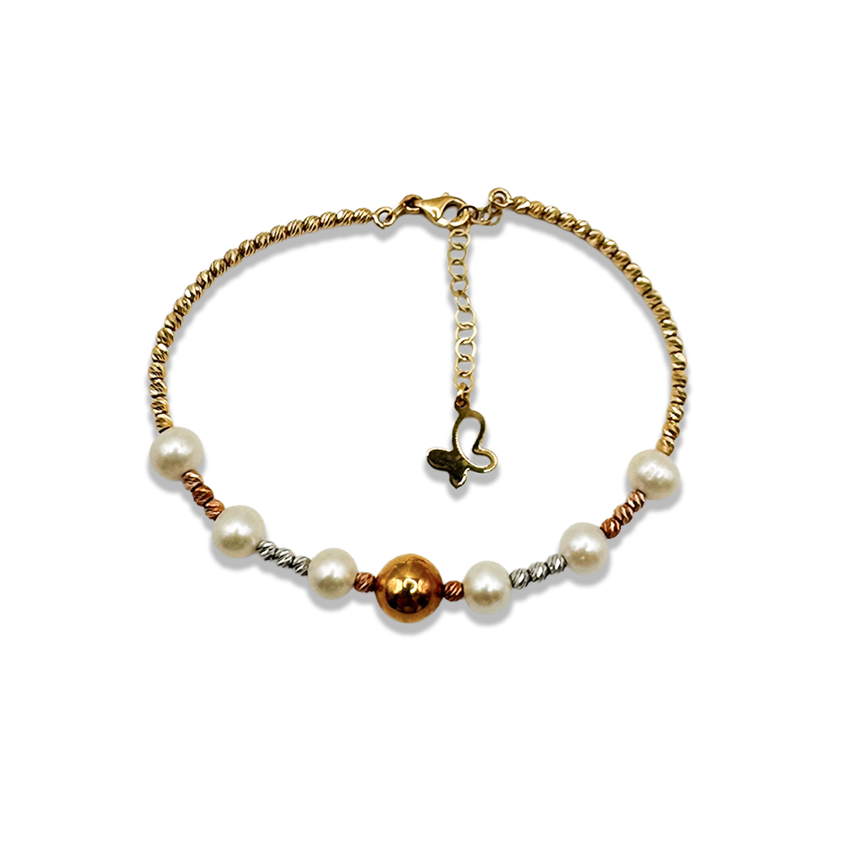 İncili Kelepçe Bileklik